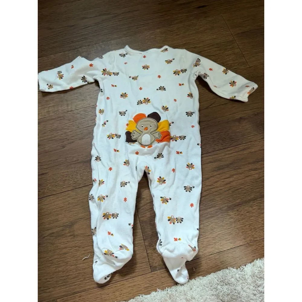 Carter's Mommy's Little Turkey Onsie Turkey Butt Bottom Size 6M